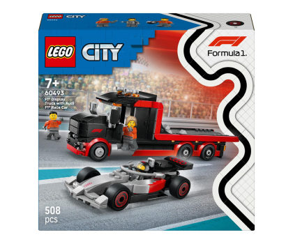 Klocki LEGO® LEGO CITY 60493 Ciężarówka F1® z bolidem Audi F1®